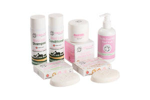 VIP BUNDLE OFFER - Shampoo, Conditioner, Hand Wash, Body Cream + 2 Free Soaps