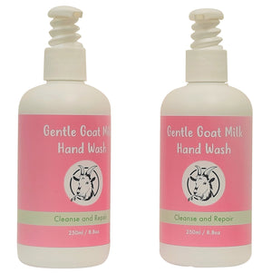 2 X Gentle Goat Milk Hand Wash (250ml / 8.8oz) SPECIAL DUO - 2 BOTTLES