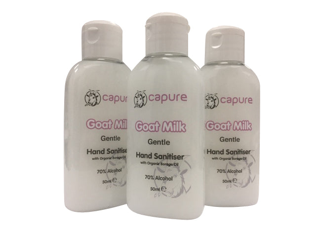 Goat Milk Gentle Hand Sanitiser (50ml/1.76oz) Set of 3